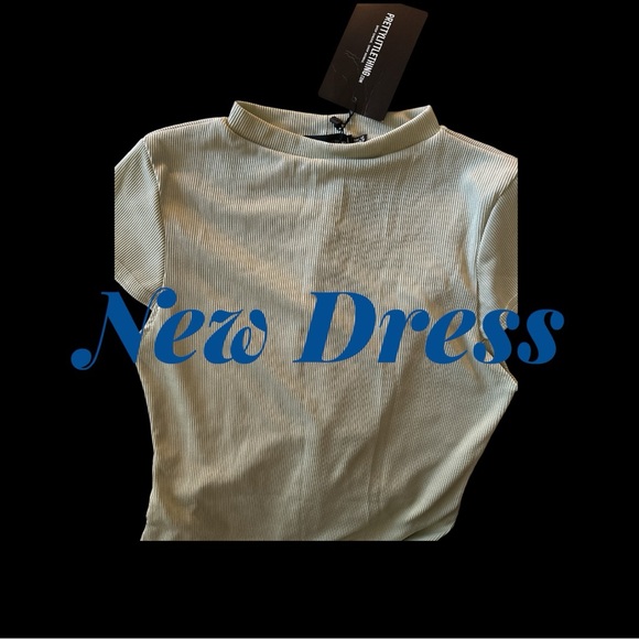 PrettyLittleThing Sage Mini Dress - Picture 2 of 7